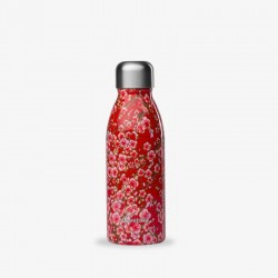Bouteille inox 500 ml simple paroi Flower rouge